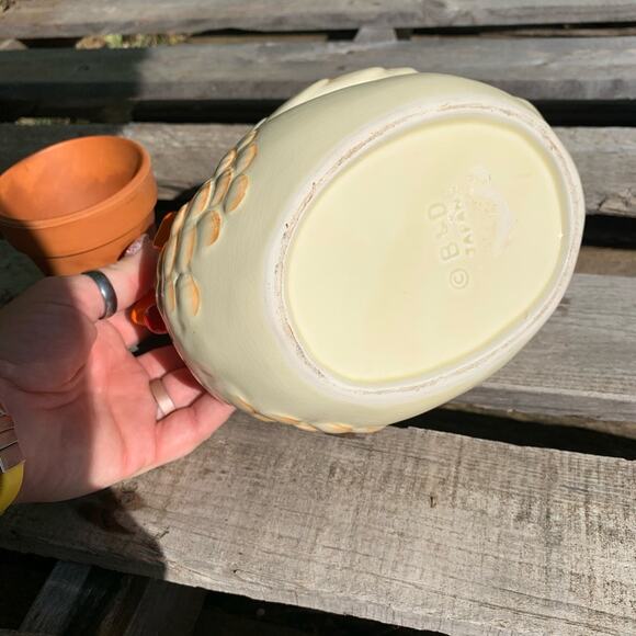 Vintage B&D Japan chicken cookie jar & planter - Picture 9 of 15
